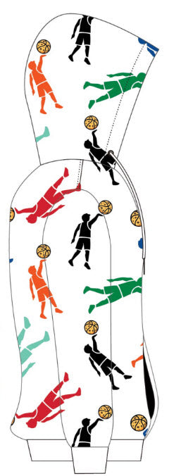 Cookie Jar Sublimated Allover Hoodie - White