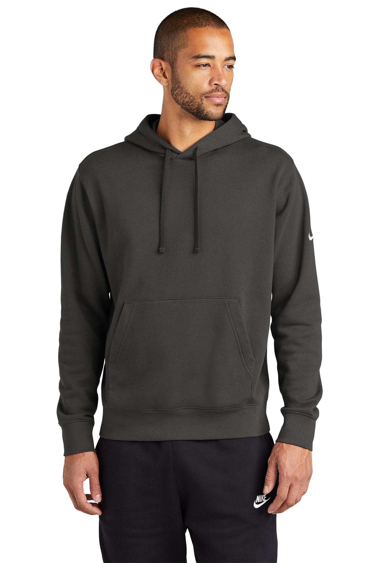 SLP Nike Club Fleece Hoodie Mens - Anthracite