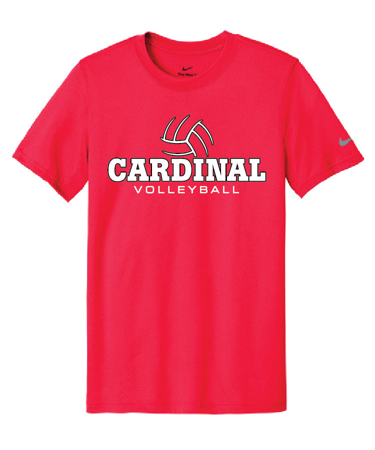 BA Volleyball - Nike Tee - Red