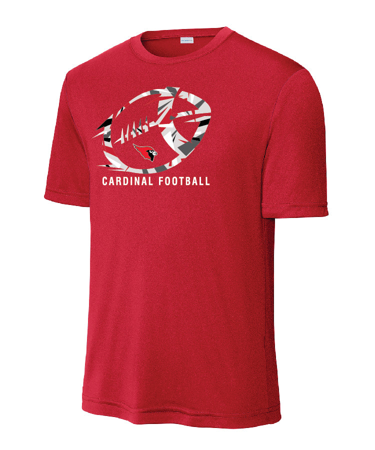 BA Football Red Tee - DriFit