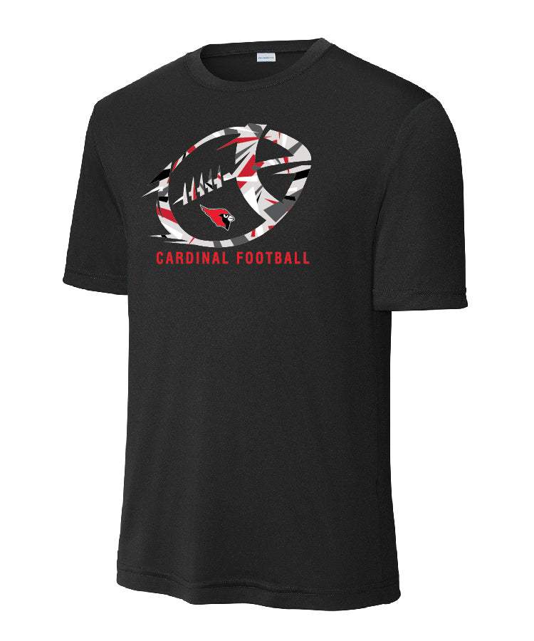 BA Football Black Tee - DriFit