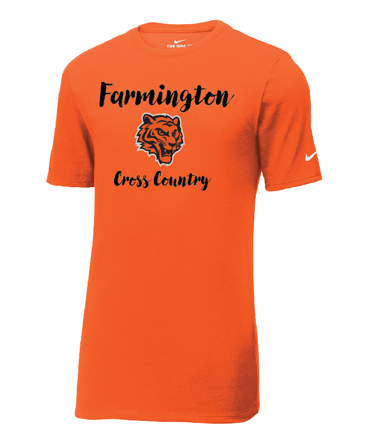 Summer XC Nike Short Sleeve Orange tee Tiger Head