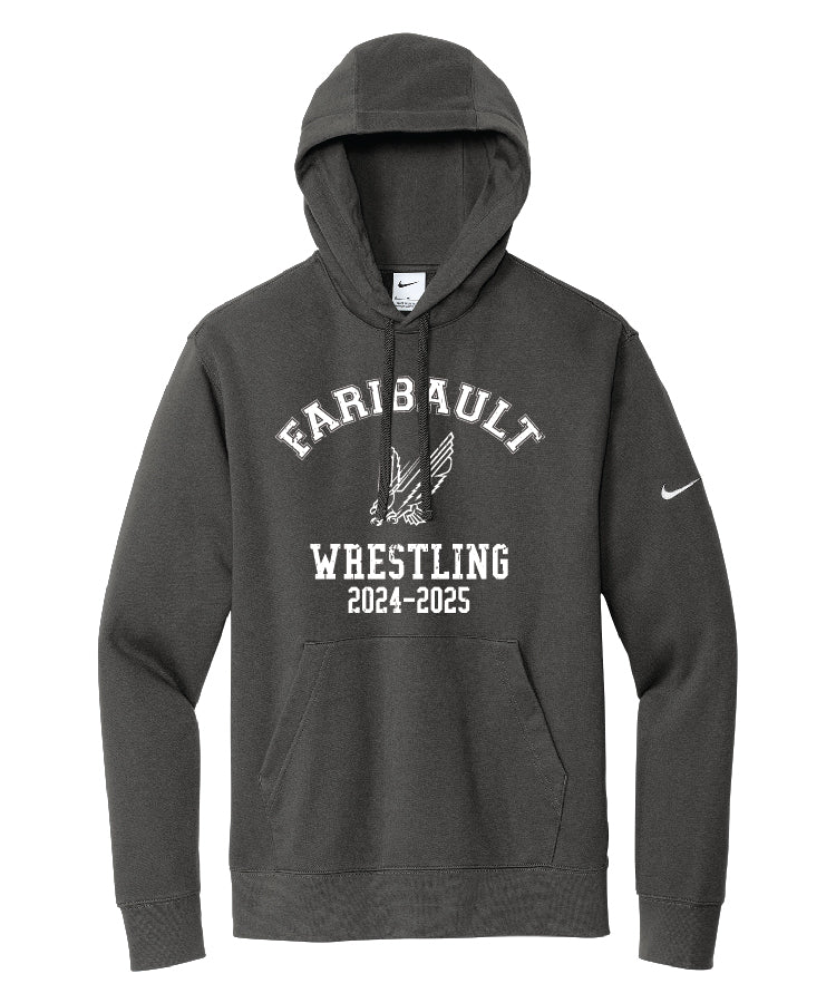 Faribault Wrestling Hoodie NIKE - Anthracite