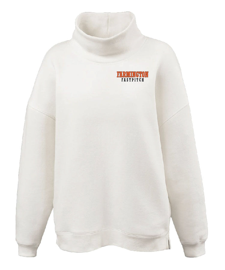 Cream Oversized Mockneck -Parent