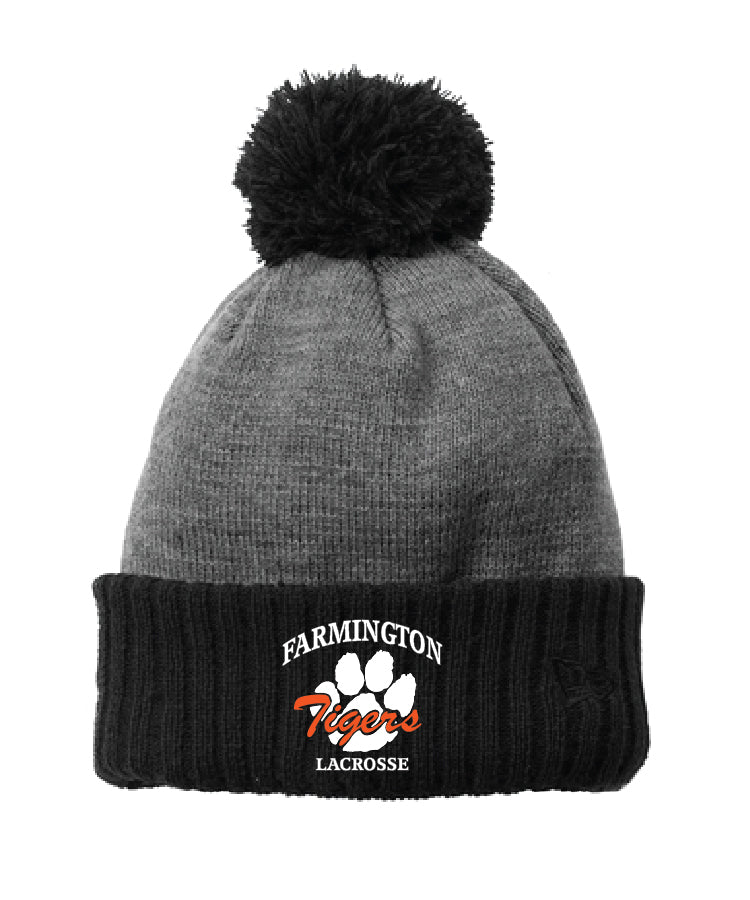 Farmington LAX Pom Beanie - New Era