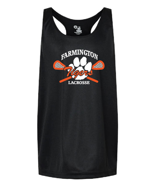 Farmington Lacrosse Tank (Adult and Youth) Ladies Racerback