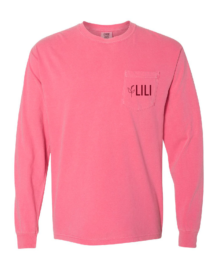 LILI Long Sleeve Fall Pocket Tee