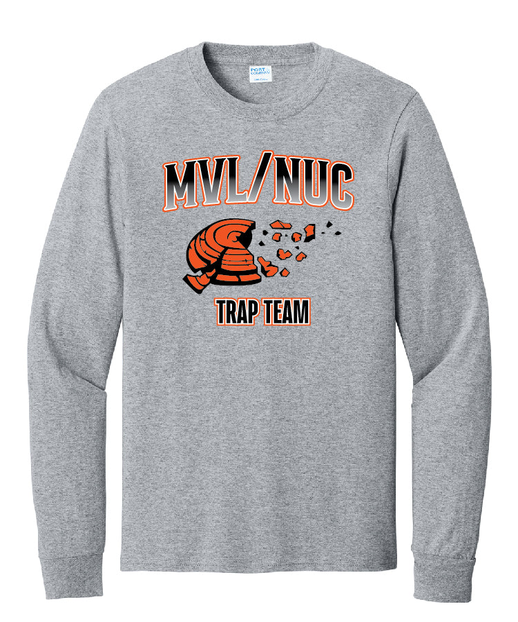 Trap Cotton/Blend Long Sleeve T-Shirt - Athletic Heather