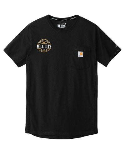 Carhartt Force Short Sleeve Pocket T-Shirt (Black)