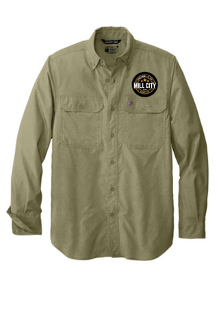 Carhartt Force® Solid Long Sleeve Shirt (Olive)