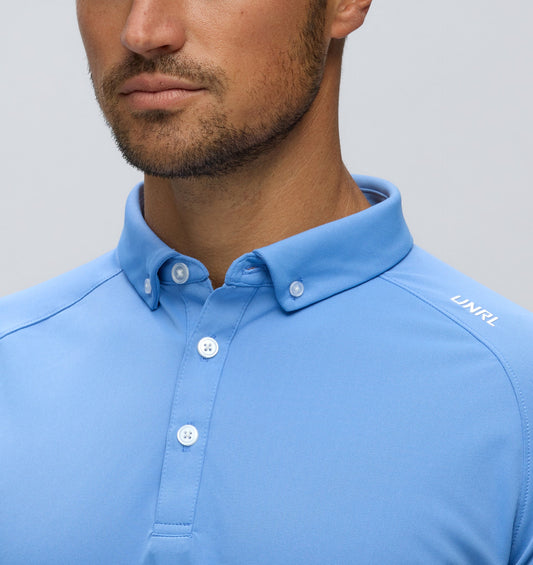 Perennial Blue Pique Pro Polo