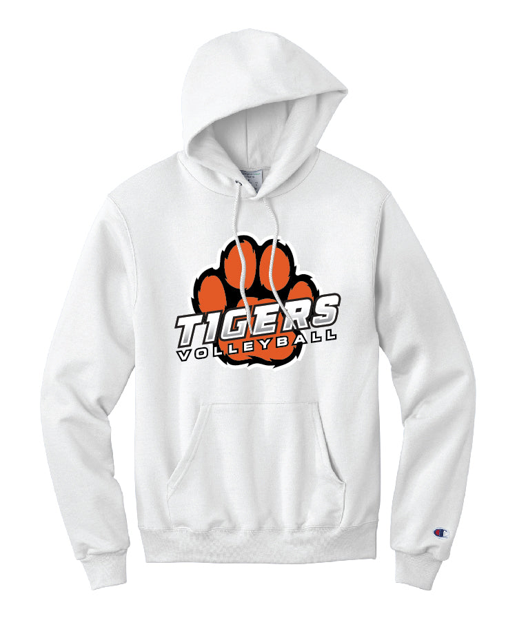Volleyball Twill Paw White Champion Hoodie