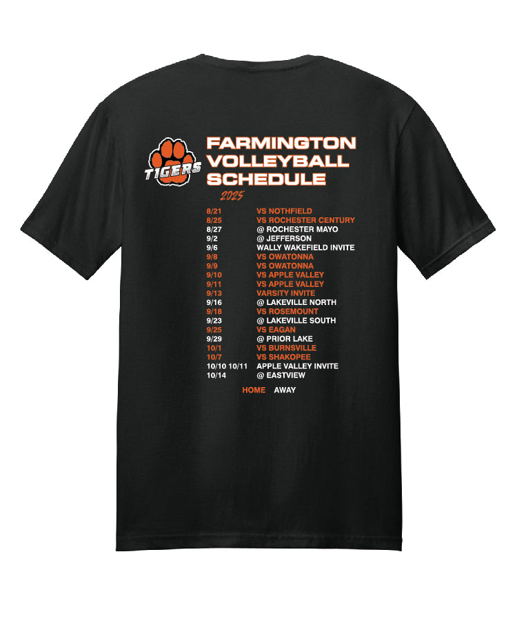 Volleyball 'schedule' Tee Shirt