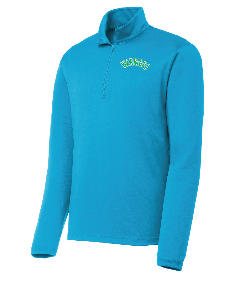 Warriors Lt Wt 1/4 zip (atomic blue)
