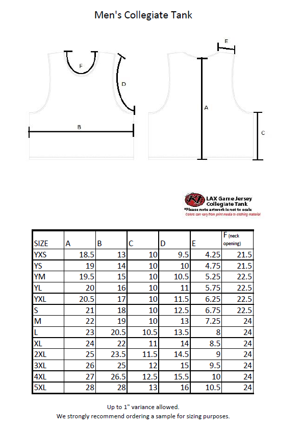 Farmington Lacrosse Uniform (Top Only) boys and girls