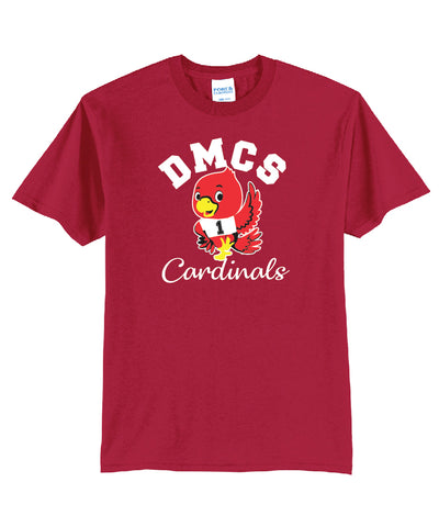 DMCS Cardinal Tee - Red (adult and youth)