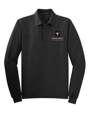 DMCS Black Long Sleeve Polo Shirt (adult; ladies; youth)