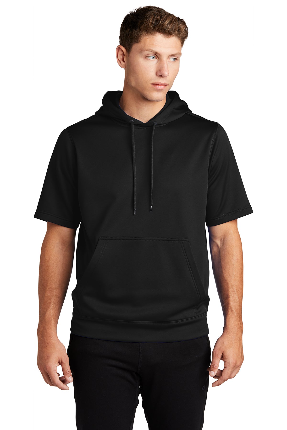 Tiger Lacrosse Stick head Short Sleeve Hoodie (adult and youth)