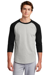 DMCS  Raglan Jersey - Heather Grey\Black - adult and youth