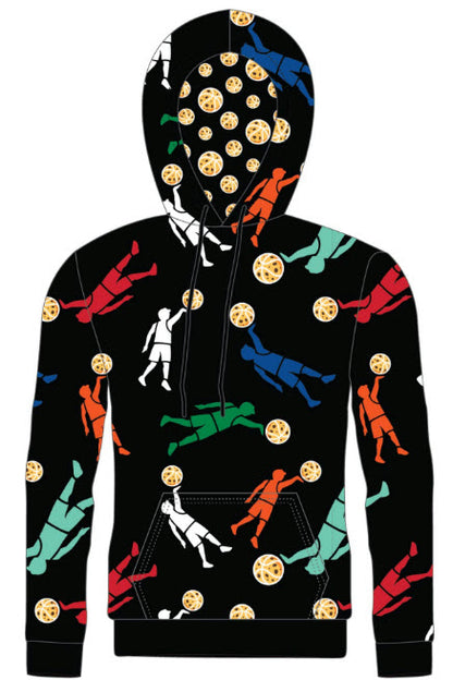Cookie Jar Sublimated Allover Hoodie - Black