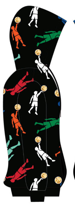 Cookie Jar Sublimated Allover Hoodie - Black