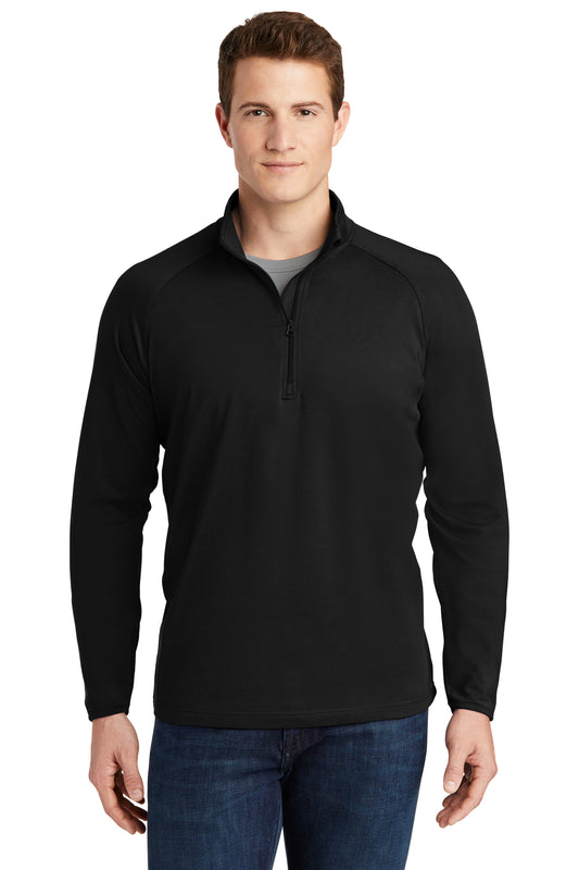 Warriors Black 1/4 zip (men and women)