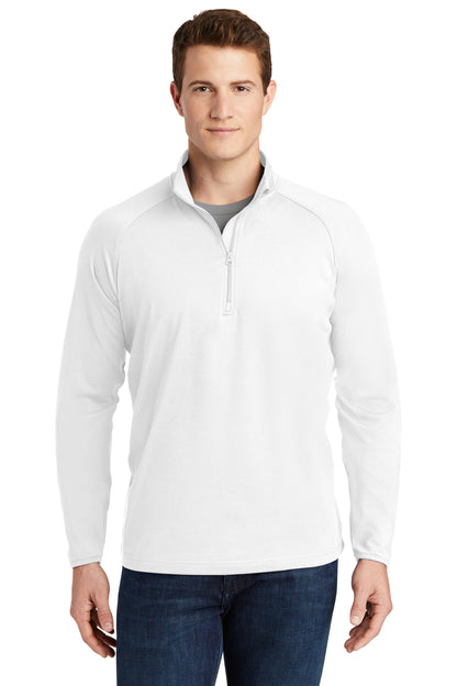 Warriors White 1/4 zip (men and women)