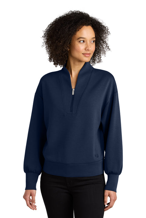 Blue OGIO® Women’s Transcend 1/4-Zip