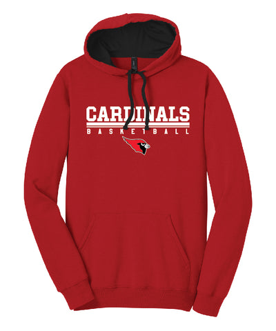 BA Basketball RED Essential Fleece Hoodie