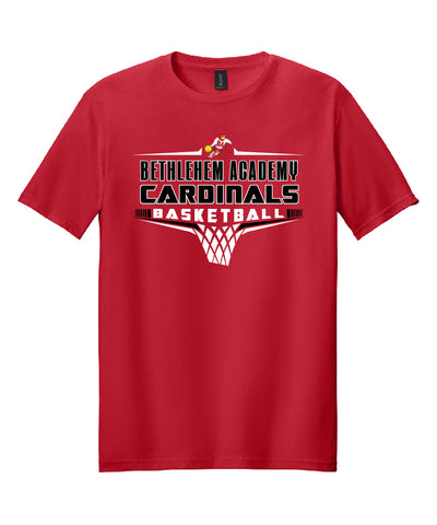 Boys Basketball Tee RED