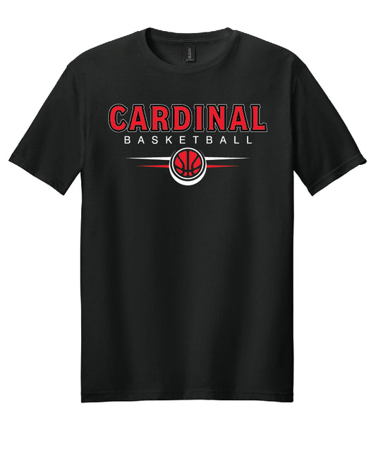 BA Basketball T-Shirt Black Short-sleeved (adult and youth)