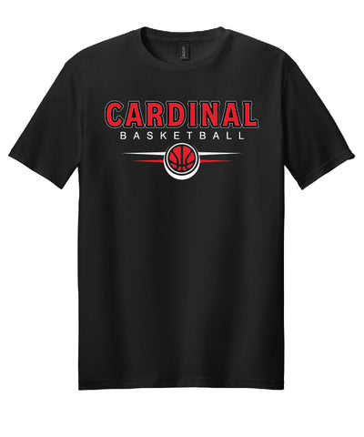 BA Basketball T-Shirt Black Short-sleeved (adult and youth)