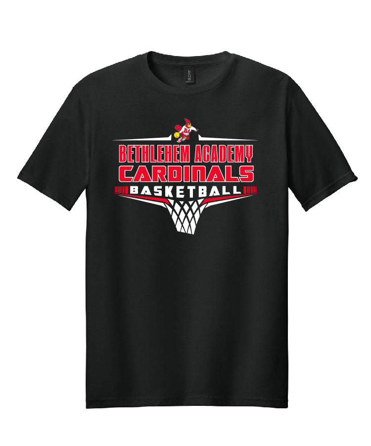 Boys Basketball Tee Black