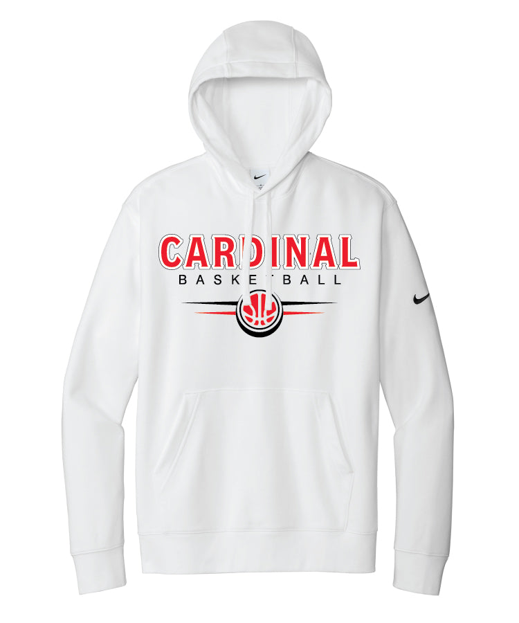 Cardinal Basketball White Nike hoodie