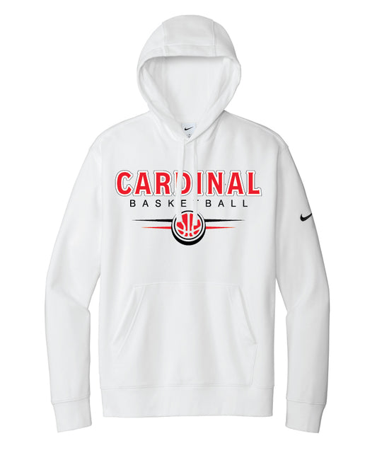 Cardinal Basketball White Nike hoodie