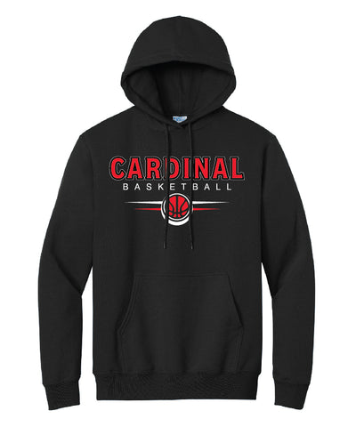 BA Basketball Black Essential Fleece Hoodie (adult and youth)