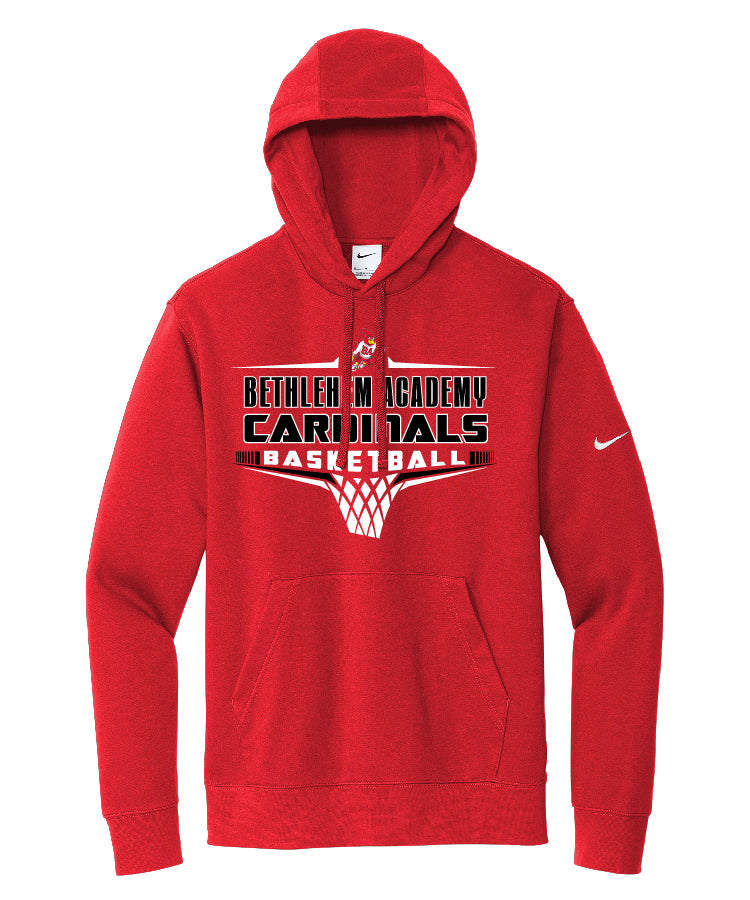 Boys Basketball RED Nike Hoodie