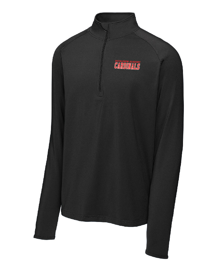 BA 1/4 Zip Black (men and women)