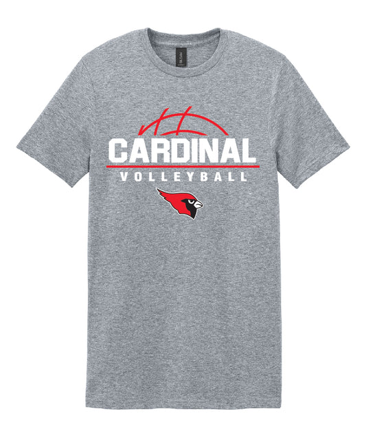 BA Volleyball Tee - Sport Grey (adult and youth)