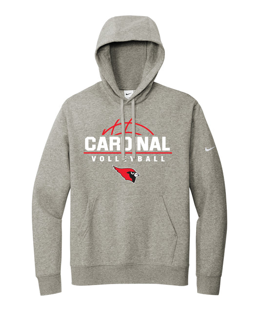 BA Volleyball NIKE Hoodie -Dark Heather Grey
