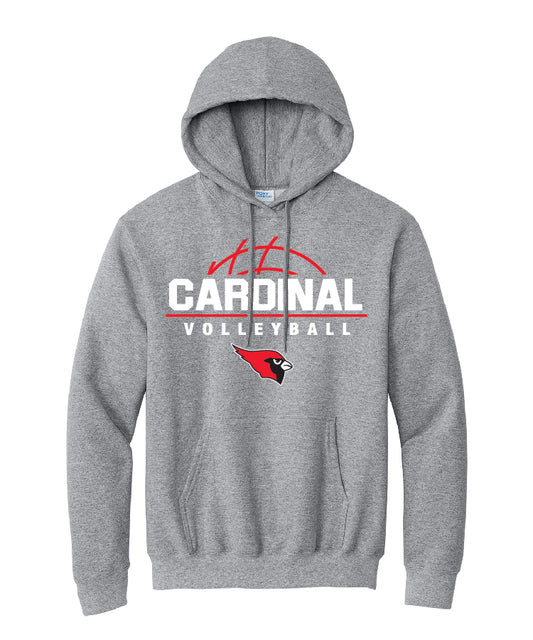 BA Volleyball Team Hoodie - Athletic Heather (adult and youth)