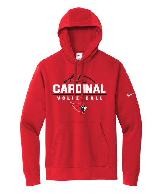 BA Volleyball NIKE Hoodie - Red