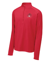 Cardinals Basketball 1/4 zip RED (women and men)