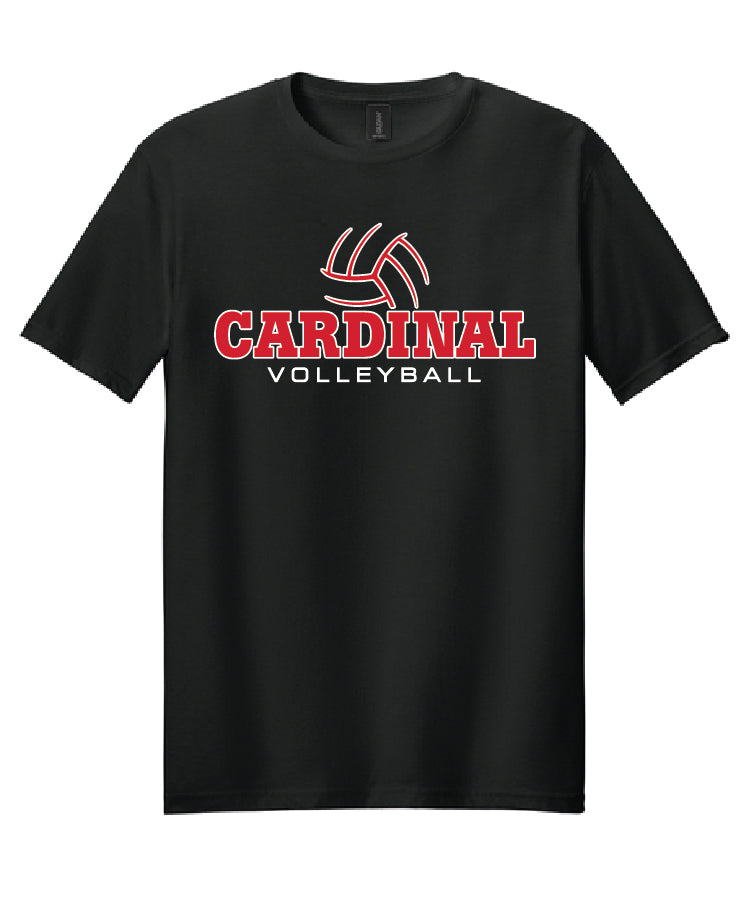 BA Volleyball Tee - Black (adult and youth)