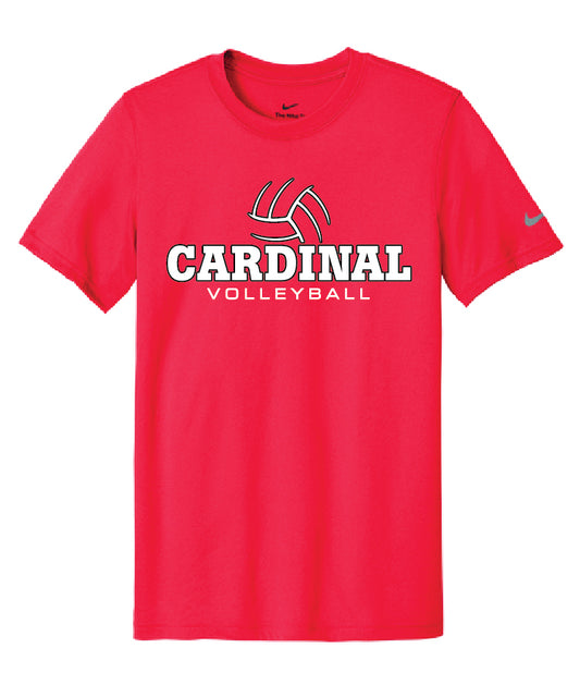 BA Volleyball - Nike Tee - Red