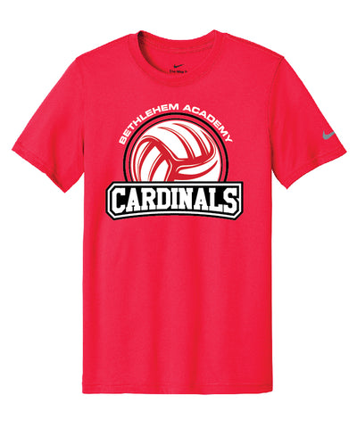 BA Volleyball - Nike Tee - Red