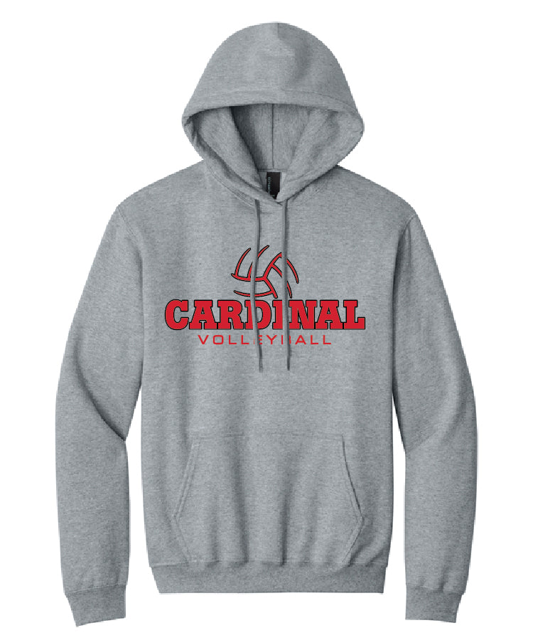 BA Volleyball Team Hoodie - Athletic Heather (adult and youth)