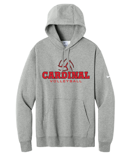 BA Volleyball NIKE Hoodie -Dark Heather Grey