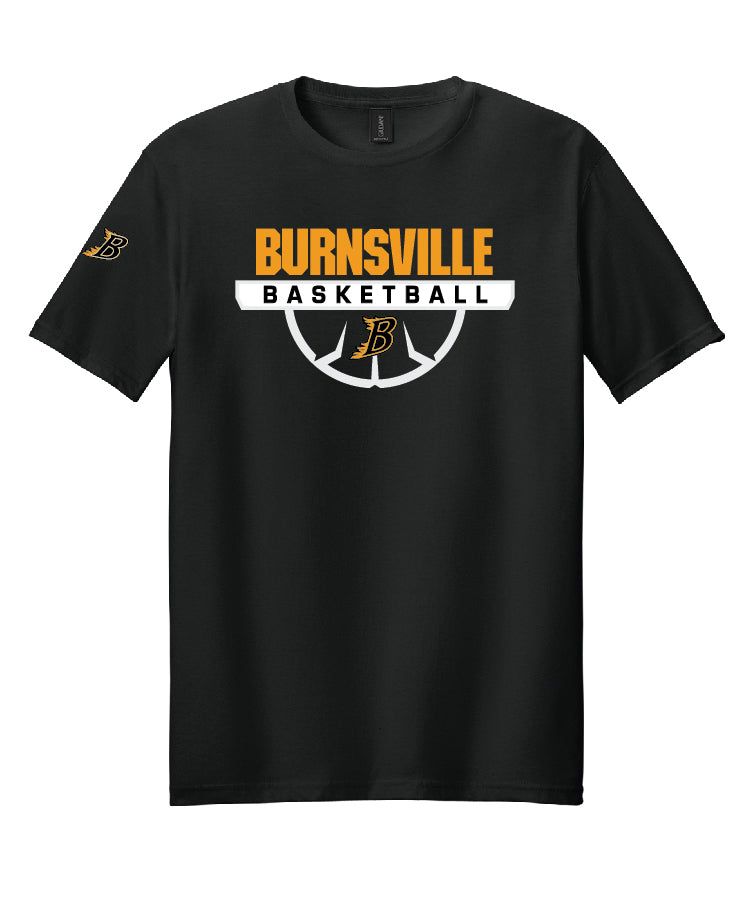 Burnsville Basketball  Black Short Sleeve