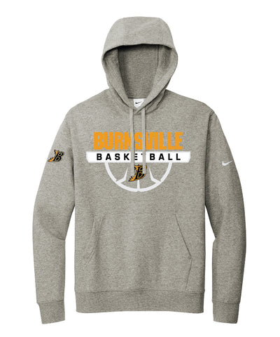 Burnsville Basketball Grey Heather Mens NIKE hoodie